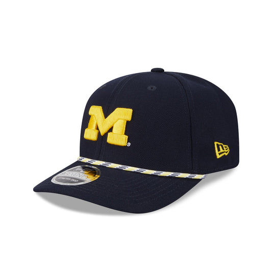 Michigan Wolverines Multicolor Rope 9SEVENTY Stretch-Snap Hat - New Era Cap