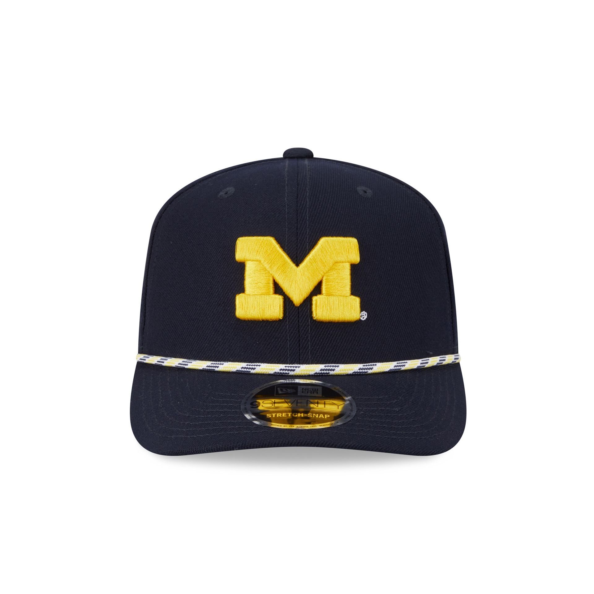 Michigan Wolverines Multicolor Rope 9SEVENTY Stretch-Snap Hat