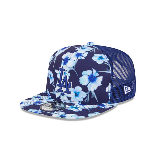 Los Angeles Dodgers Pattern Golfer Trucker Hat - New Era Cap