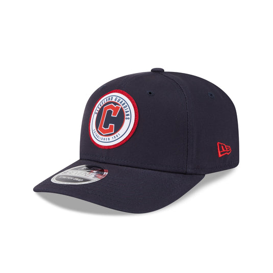 Cleveland Guardians Circle Patch 9SEVENTY Stretch-Snap Hat - New Era Cap