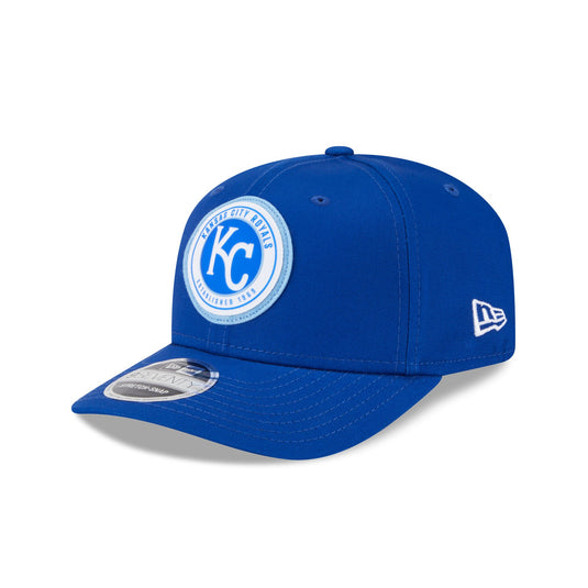 Kansas City Royals Circle Patch 9SEVENTY Stretch-Snap Hat - New Era Cap