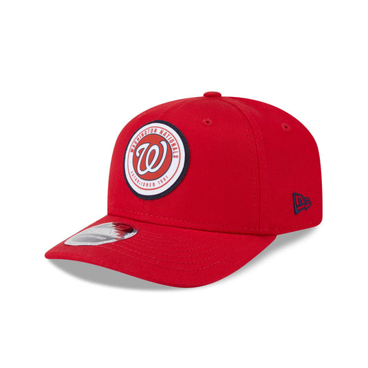 Washington Nationals Circle Patch 9SEVENTY Stretch-Snap Hat - New Era Cap