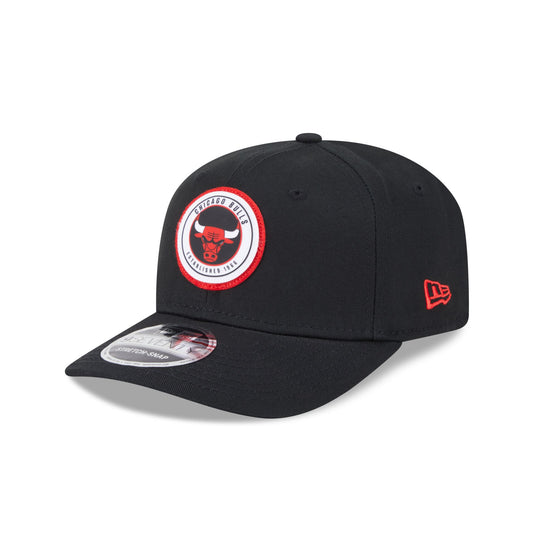 Chicago Bulls Circle Patch 9SEVENTY Stretch-Snap Hat - New Era Cap