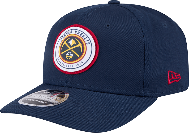 Denver Nuggets Circle Patch 9SEVENTY Stretch-Snap Hat