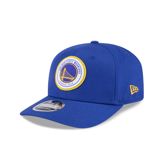 Golden State Warriors Circle Patch 9SEVENTY Stretch-Snap Hat - New Era Cap