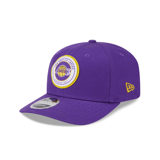 Los Angeles Lakers Circle Patch 9SEVENTY Stretch-Snap Hat - New Era Cap