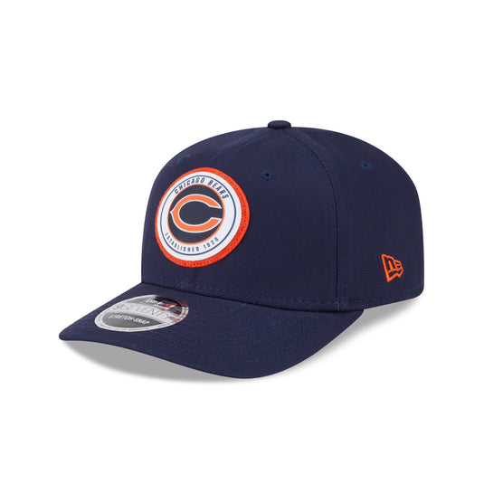 Chicago Bears Circle Patch 9SEVENTY Stretch-Snap Hat - New Era Cap