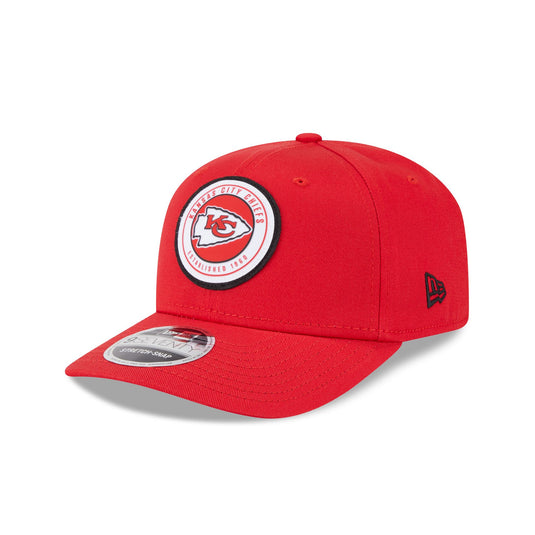 Kansas City Chiefs Circle Patch 9SEVENTY Stretch-Snap Hat - New Era Cap