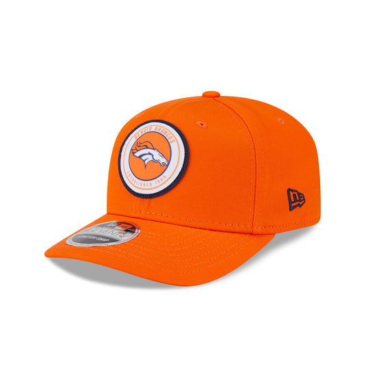 Denver Broncos Circle Patch 9SEVENTY Stretch-Snap Hat - New Era Cap
