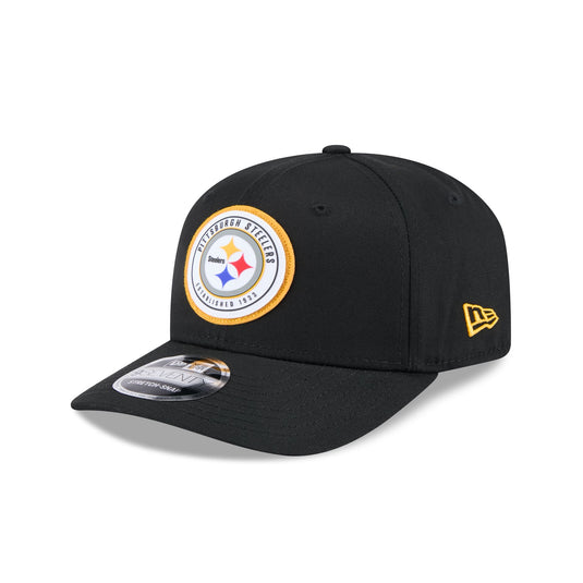 Pittsburgh Steelers Circle Patch 9SEVENTY Stretch-Snap Hat - New Era Cap