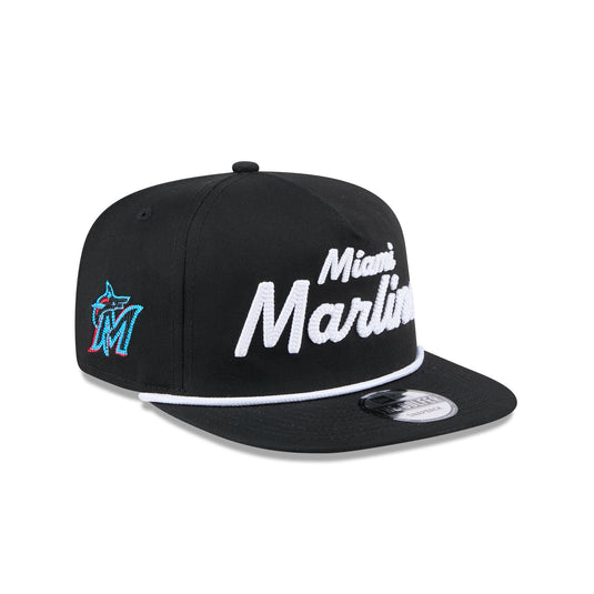 Miami Marlins Team Text Golfer Hat - New Era Cap