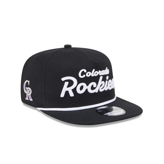 Colorado Rockies Team Text Golfer Hat - New Era Cap