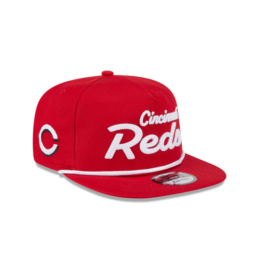 Cincinnati Reds Team Text Golfer Hat - New Era Cap