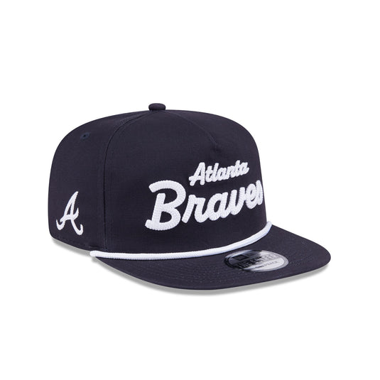 Atlanta Braves Team Text Golfer Hat - New Era Cap