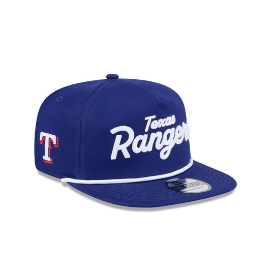 Texas Rangers Team Text Golfer Hat - New Era Cap