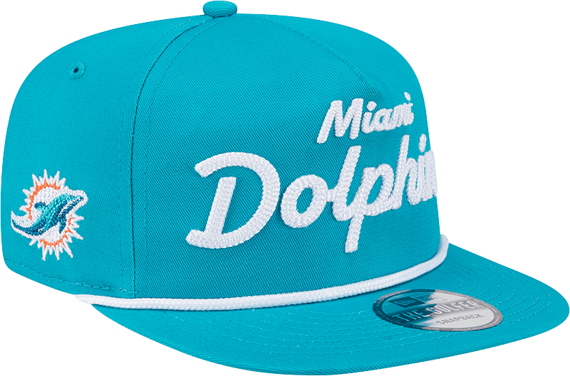 Miami Dolphins Team Text Golfer Hat