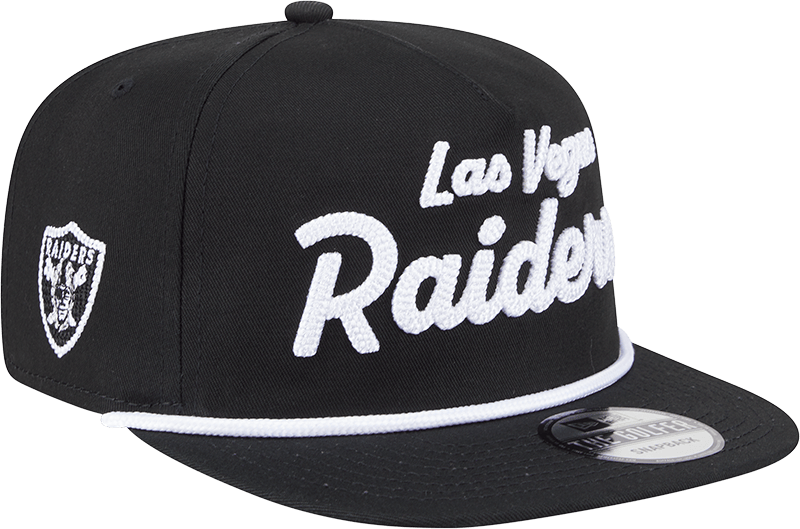 Las Vegas Raiders Team Text Golfer Hat