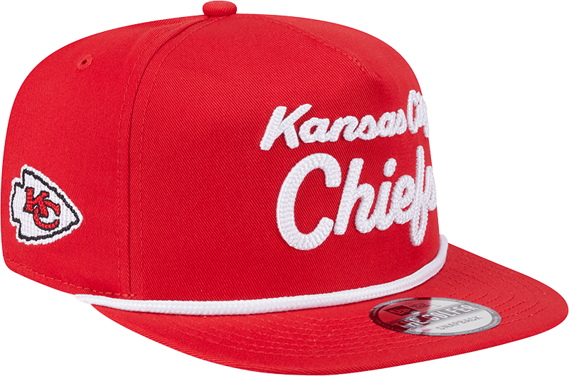 Kansas City Chiefs Team Text Golfer Hat