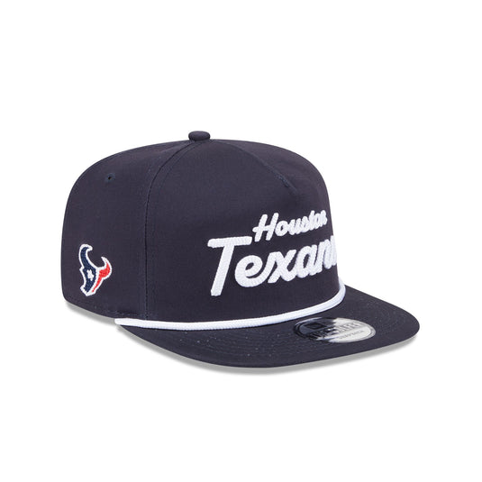Houston Texans Team Text Golfer Hat - New Era Cap