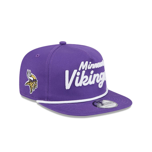 Minnesota Vikings Team Text Golfer Hat - New Era Cap