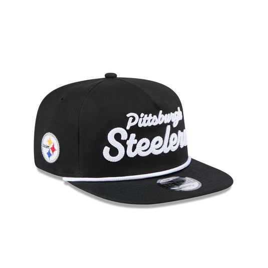 Pittsburgh Steelers Team Text Golfer Hat - New Era Cap