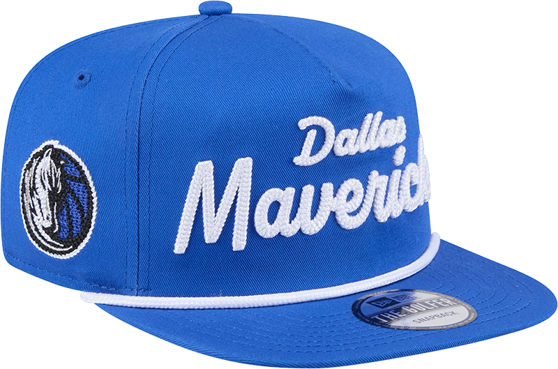 Dallas Mavericks Team Text Golfer Hat