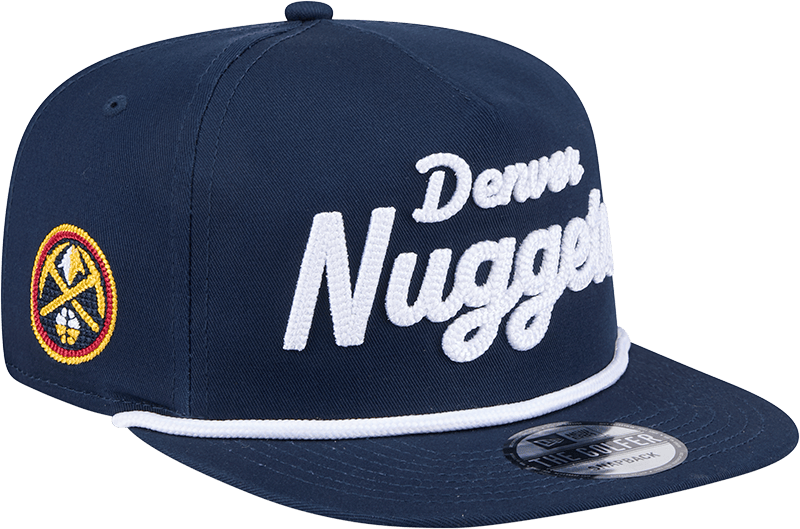 Denver Nuggets Team Text Golfer Hat