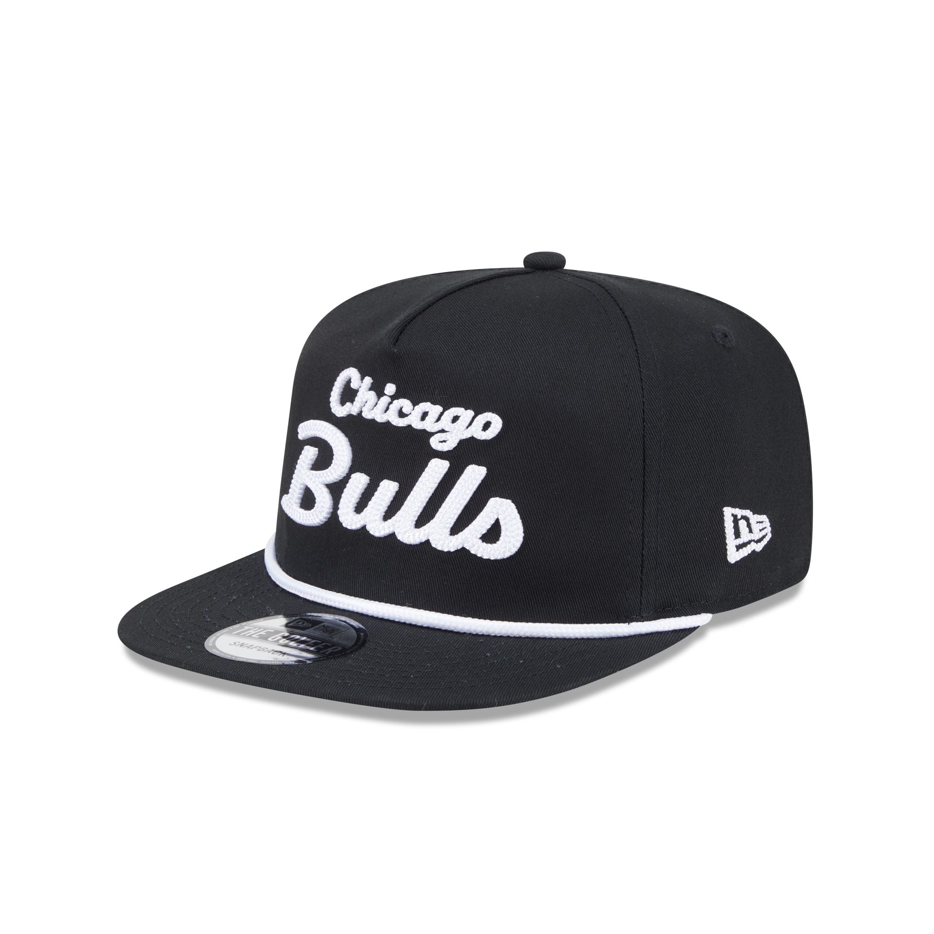 Chicago Bulls Team Text Golfer Hat