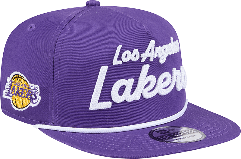 Los Angeles Lakers Team Text Golfer Hat