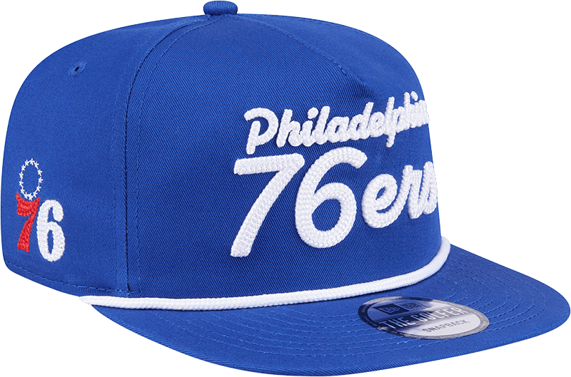Philadelphia 76ers Team Text Golfer Hat
