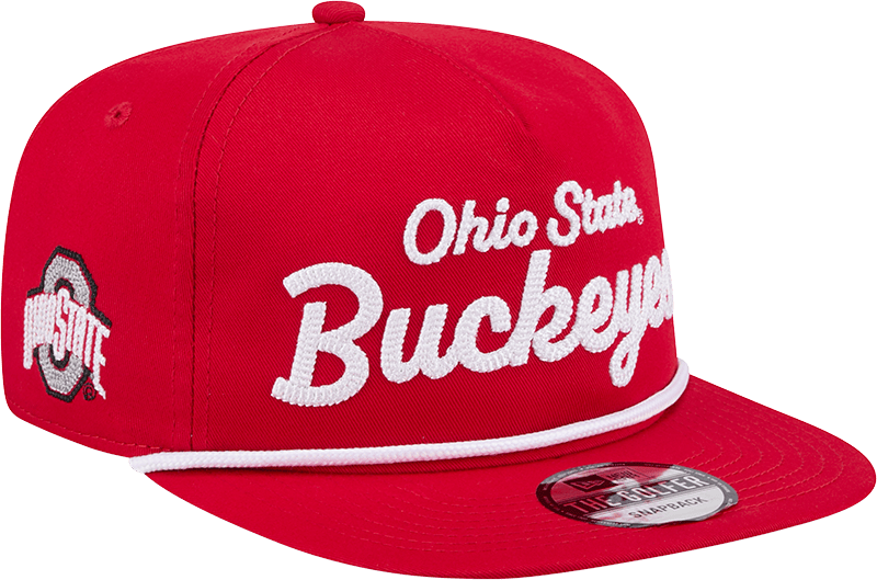 Ohio State Buckeyes Team Text Golfer Hat