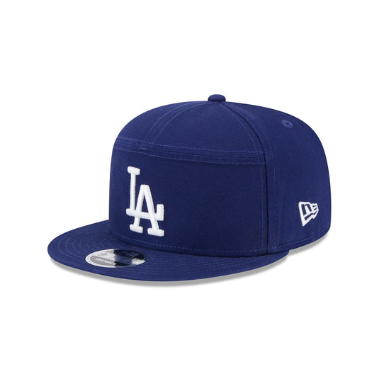 Los Angeles Dodgers Cotton Canvas Split Panel 9FIFTY Trucker Hat - New Era Cap