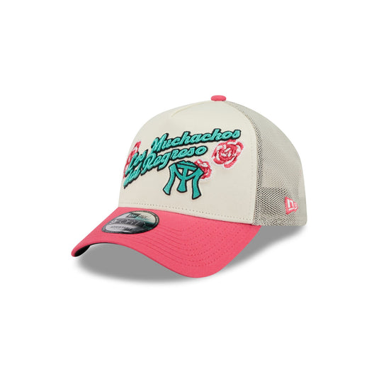 Sultanes de Monterrey Two-Tone Pink Rose 9FORTY A-Frame Snapback Hat - New Era Cap