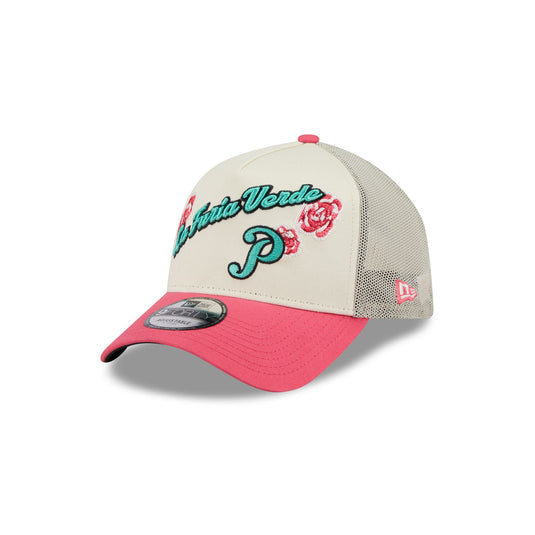 Pericos de Puebla Two-Tone Pink Rose 9FORTY A-Frame Snapback Hat - New Era Cap