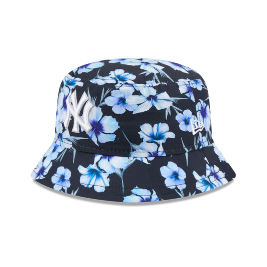 New York Yankees Pattern Bucket Hat - New Era Cap