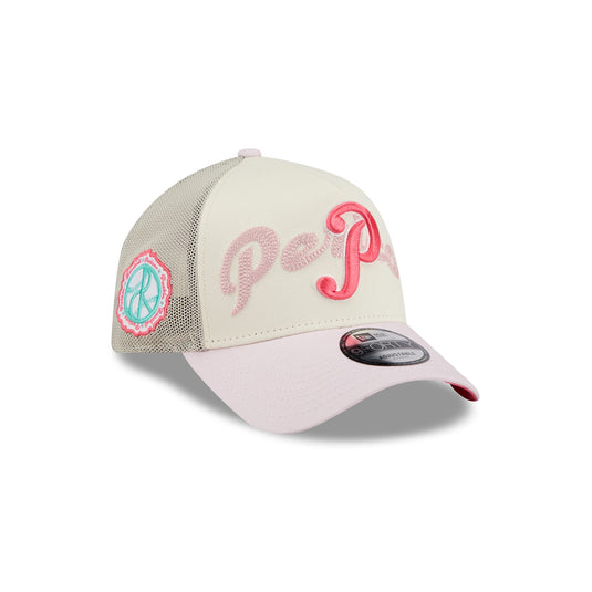 Pericos de Puebla Stacked Wordmark 9FORTY A-Frame Snapback Hat - New Era Cap
