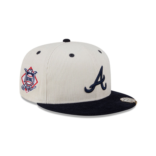 Atlanta Braves Two Tone Cord 59FIFTY Fitted Hat - New Era Cap