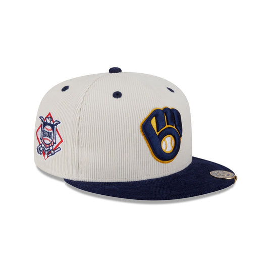 Milwaukee Brewers Two Tone Cord 59FIFTY Fitted Hat - New Era Cap