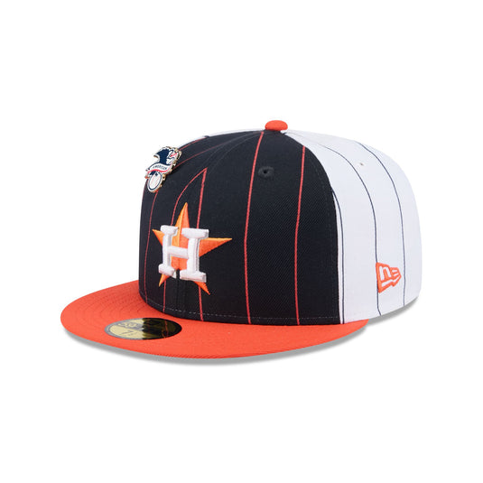 Houston Astros Pinstripe League Pin 59FIFTY Fitted Hat - New Era Cap