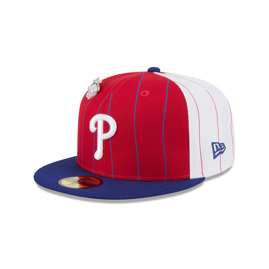 Philadelphia Phillies Pinstripe League Pin 59FIFTY Fitted Hat - New Era Cap