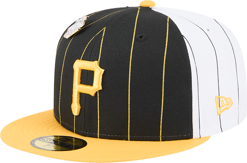 Pittsburgh Pirates Pinstripe League Pin 59FIFTY Fitted Hat