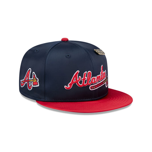 Atlanta Braves Spring Satin 59FIFTY Fitted Hat - New Era Cap