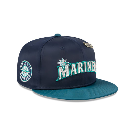 Seattle Mariners Spring Satin 59FIFTY Fitted Hat - New Era Cap