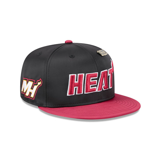 Miami Heat Spring Satin 59FIFTY Fitted Hat - New Era Cap