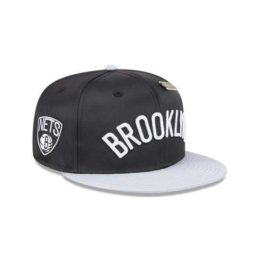 Brooklyn Nets Spring Satin 59FIFTY Fitted Hat - New Era Cap