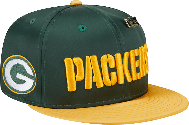 Green Bay Packers Spring Satin 59FIFTY Fitted Hat