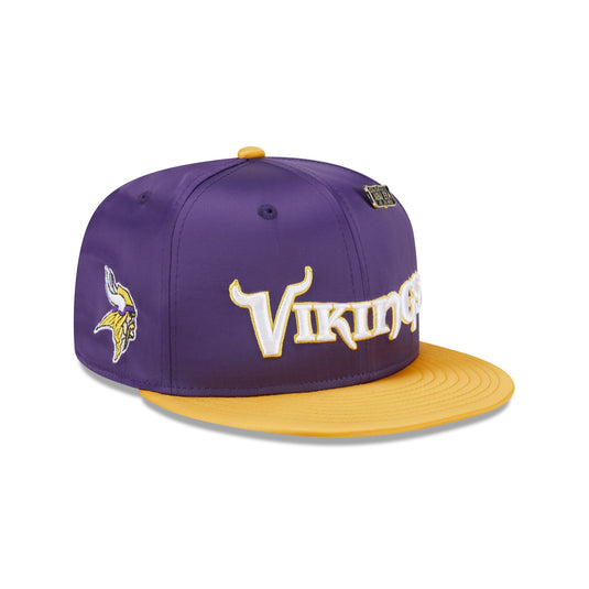 Minnesota Vikings Spring Satin 59FIFTY Fitted Hat - New Era Cap
