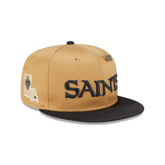 New Orleans Saints Spring Satin 59FIFTY Fitted Hat - New Era Cap