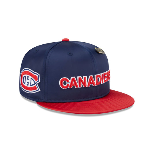 Montreal Canadiens Spring Satin 59FIFTY Fitted Hat - New Era Cap