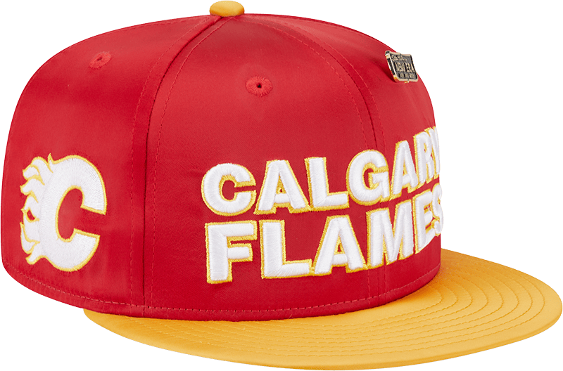 Calgary Flames Spring Satin 59FIFTY Fitted Hat